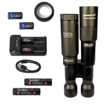 DUAL Body LEP & LED IR Illuminator Weapon Light - BUNDLE!