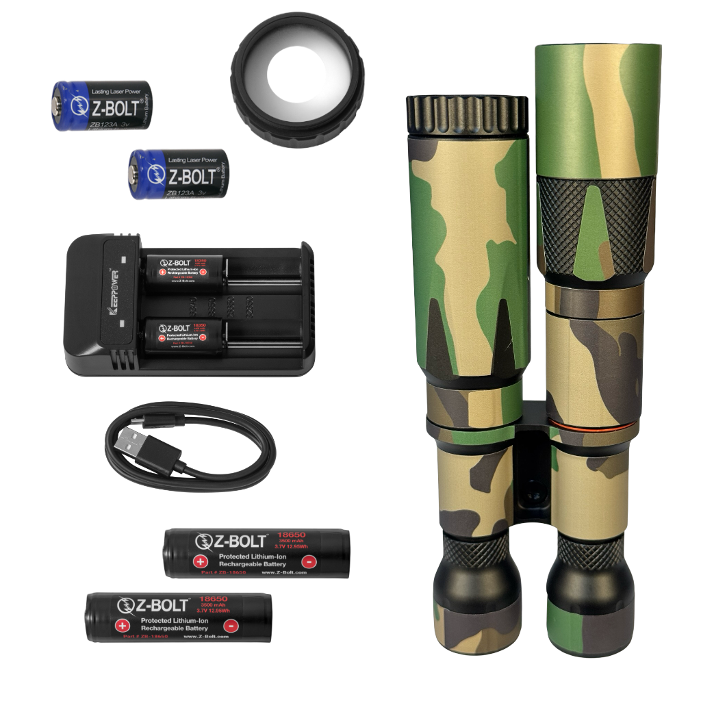 DUAL Body LEP & LED IR Illuminator Weapon Light - BUNDLE!