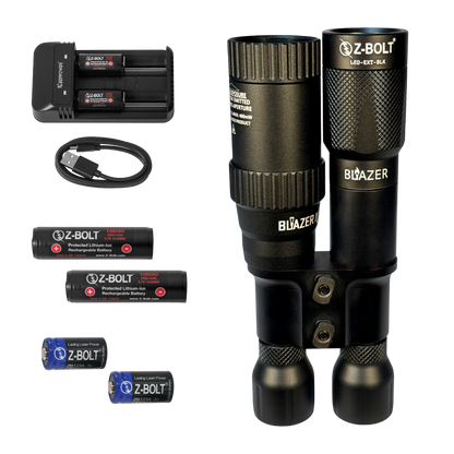 DUAL Body LED Light & VCSEL Illuminator Weapon Light - BUNDLE! (IP68)