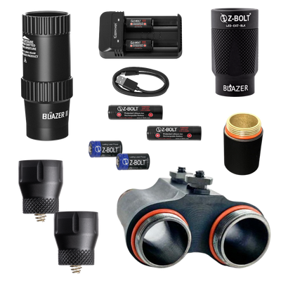 DUAL Body LED Light & BLAZER II LED IR Illuminator (IP68) BUNDLE!