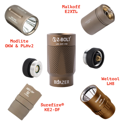 LED Light Heads for 300/600 & 18350/18650 Light Bodies – Z-BOLT
