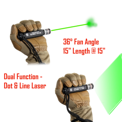 GREEN Laser Dot & Line - Trip Wire Illuminator
