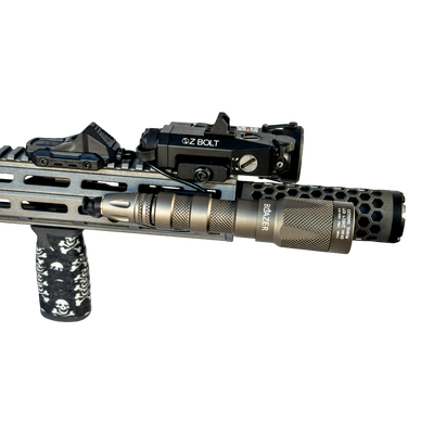 18650 LED Rifle Mounted Light - 6x Anodized Colors