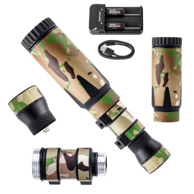 LED IR Illuminators - Rifle Mounted + Nylon Wraps (IP65)