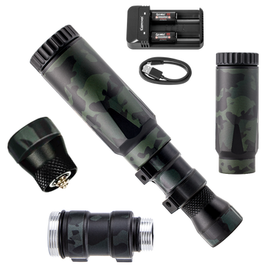 LED IR Illuminators - Rifle Mounted + Nylon Wraps (IP65)