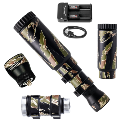 LED IR Illuminators - Rifle Mounted + Nylon Wraps (IP65)