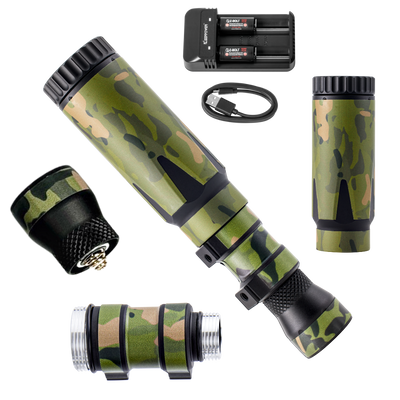 LED IR Illuminators - Rifle Mounted + Nylon Wraps (IP65)