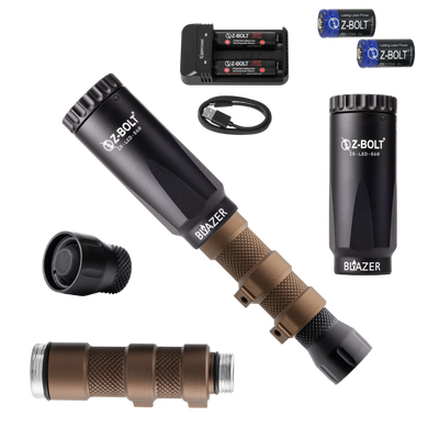 DUAL Body LED Light & BLAZER II LED IR Illuminator (IP68) BUNDLE!