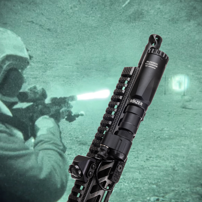 LED IR Illuminators - Rifle Mounted + Nylon Wraps (IP65)