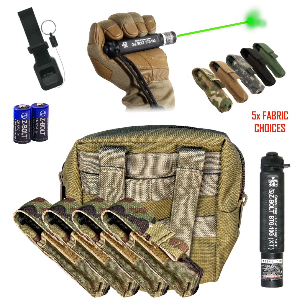 Team Kits, GREEN Laser Dot, 14° to 121° Op Temps