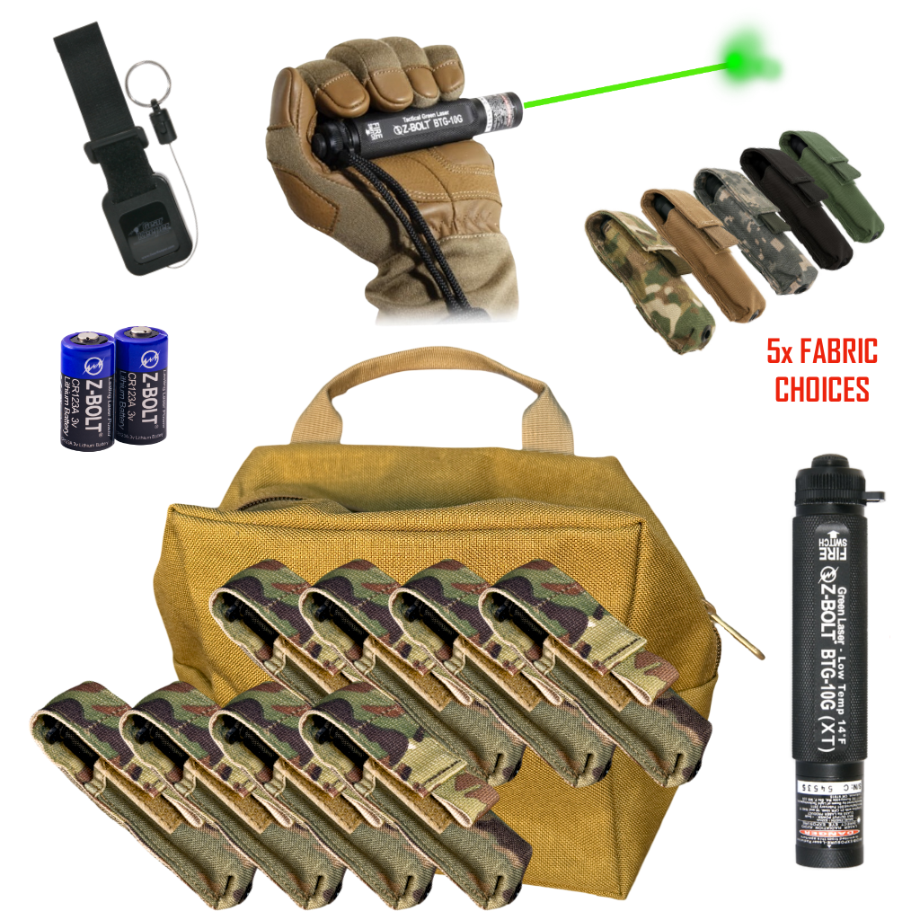 Team Kits, GREEN Laser Dot, 14° to 121° Op Temps