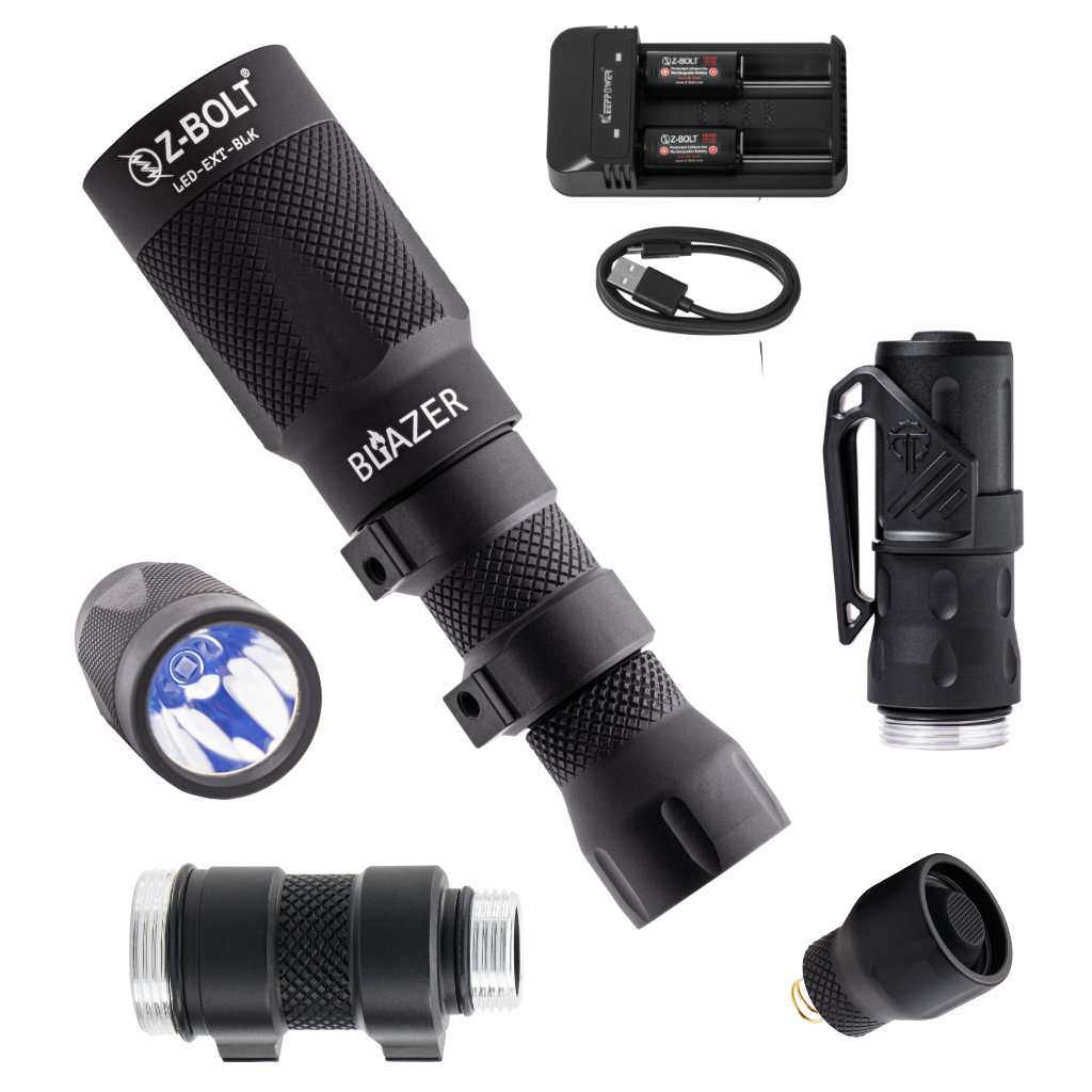 LED Rifle & Handheld Bundle, 18350, Low Profile Clip [DOL]