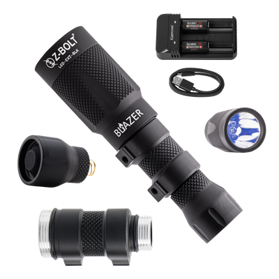 VIS Override Rifle Package - ACAL; LED WML; SWVL MLOK Mount; 3X Lead AXON Switch (Crane Plugs) & Dual Function Tailcap (All Black)