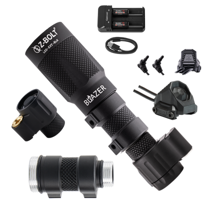 LED Weapon Light, Tailcap & Switch for VIS Laser - BUNDLE!