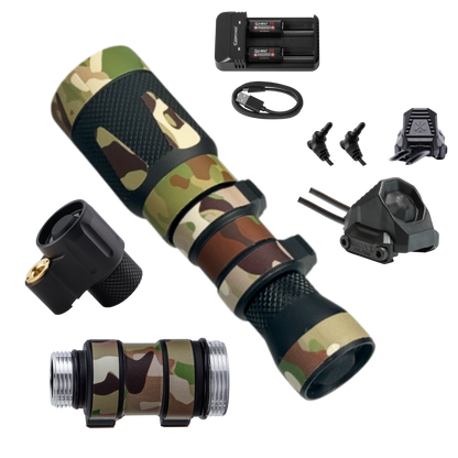 liberté LED Weapon Light, Tailcap & Switch for VIS Laser - BUNDLE