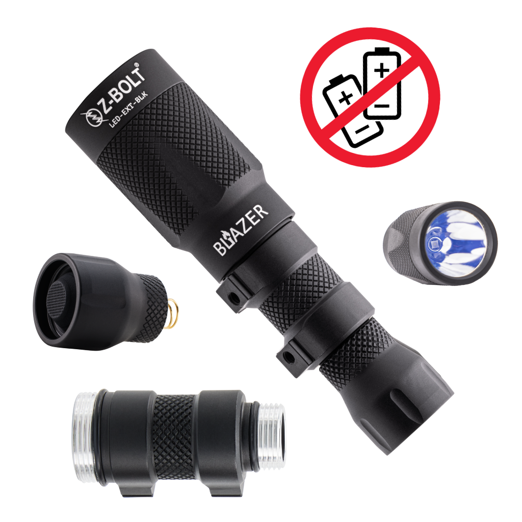 18350 LED Rifle Mounted Light - 6x Anodized Colors – Z-BOLT