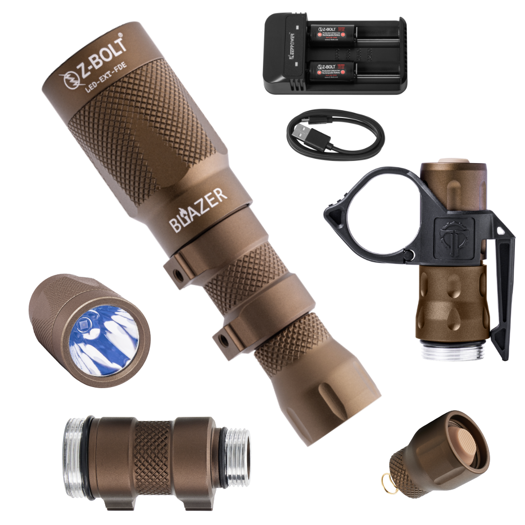 LED Rifle & Handheld Bundle, 18350, Switchback Clip [DOL]