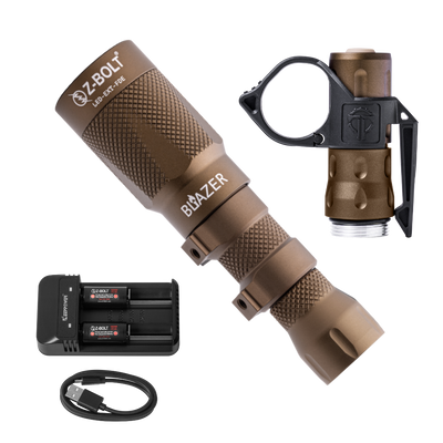 18350 LED Rifle Light & Handheld Body with Thyrm Clip - BUNDLE!