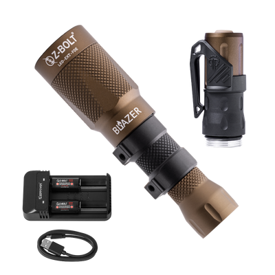 18350 LED Rifle Light & Handheld Body with Thyrm Clip - BUNDLE!