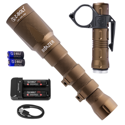 18650 LED Rifle Light & Handheld Body with Thyrm Clip - BUNDLE!