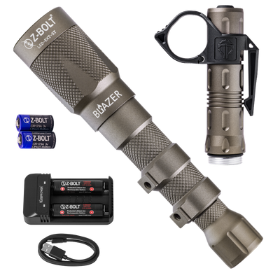 18650 LED Rifle Light & Handheld Body with Thyrm Clip - BUNDLE!