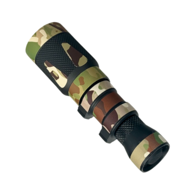 18350 LED Rifle Mounted Light,  Pre-Installed Nylon Wraps, 6x Patterns (Black)