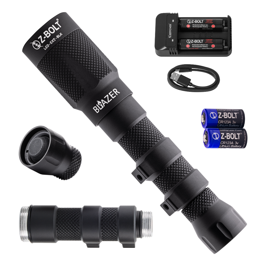 18650 LED Rifle Mounted Light - 6x Anodized Colors – Z-BOLT