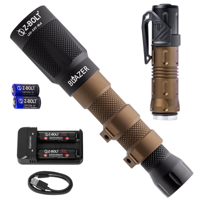 18650 LED Rifle Light & Handheld Body with Thyrm Clip - BUNDLE!