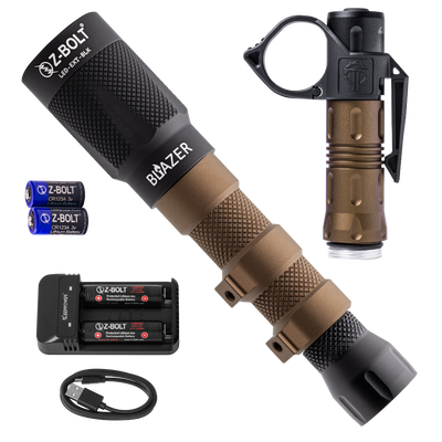 18650 LED Rifle Light & Handheld Body with Thyrm Clip - BUNDLE!