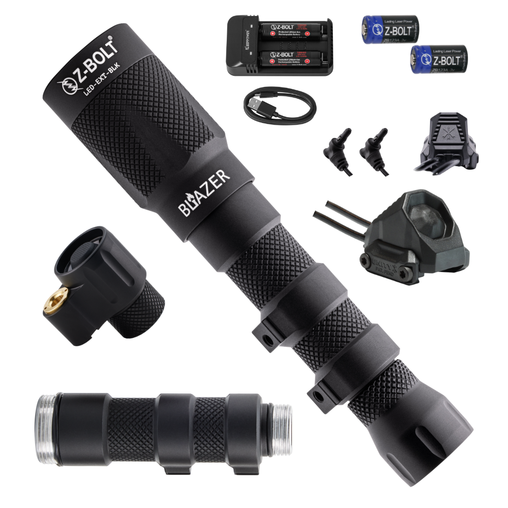 Revolver Light LED Weapon Light, Tailcap & Switch for VIS Laser - BUNDLE! – Z-BOLT ...