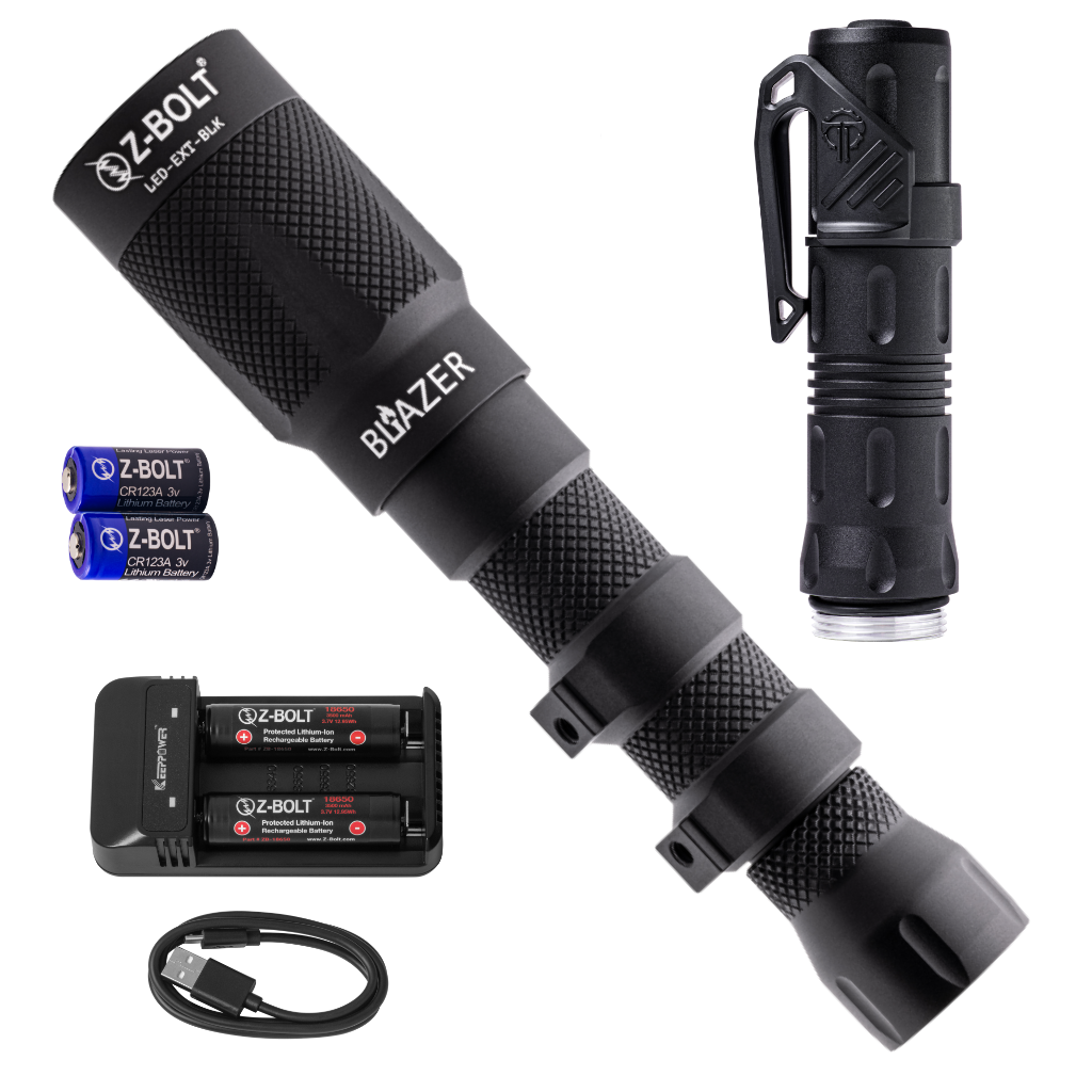 18650 LED Rifle Light & Handheld Body with Thyrm Clip - BUNDLE!