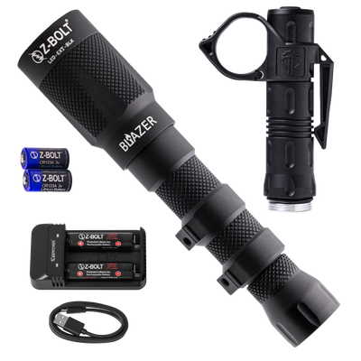 18650 LED Rifle Light & Handheld Body with Thyrm Clip - BUNDLE!