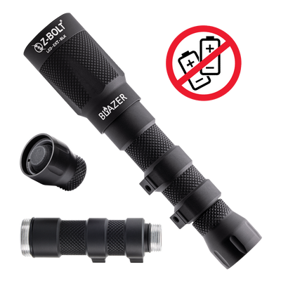 18650 LED Rifle Mounted Light - 6x Anodized Colors
