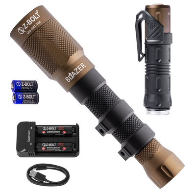 18650 LED Rifle Light & Handheld Body with Thyrm Clip - BUNDLE!