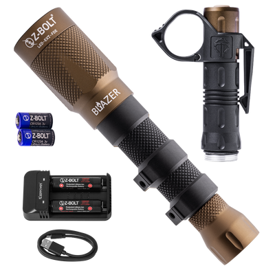 18650 LED Rifle Light & Handheld Body with Thyrm Clip - BUNDLE!
