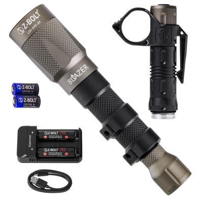 18650 LED Rifle Light & Handheld Body with Thyrm Clip - BUNDLE!