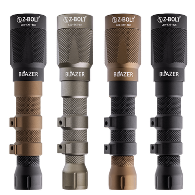 18650 LED Rifle Mounted Light - 6x Anodized Colors