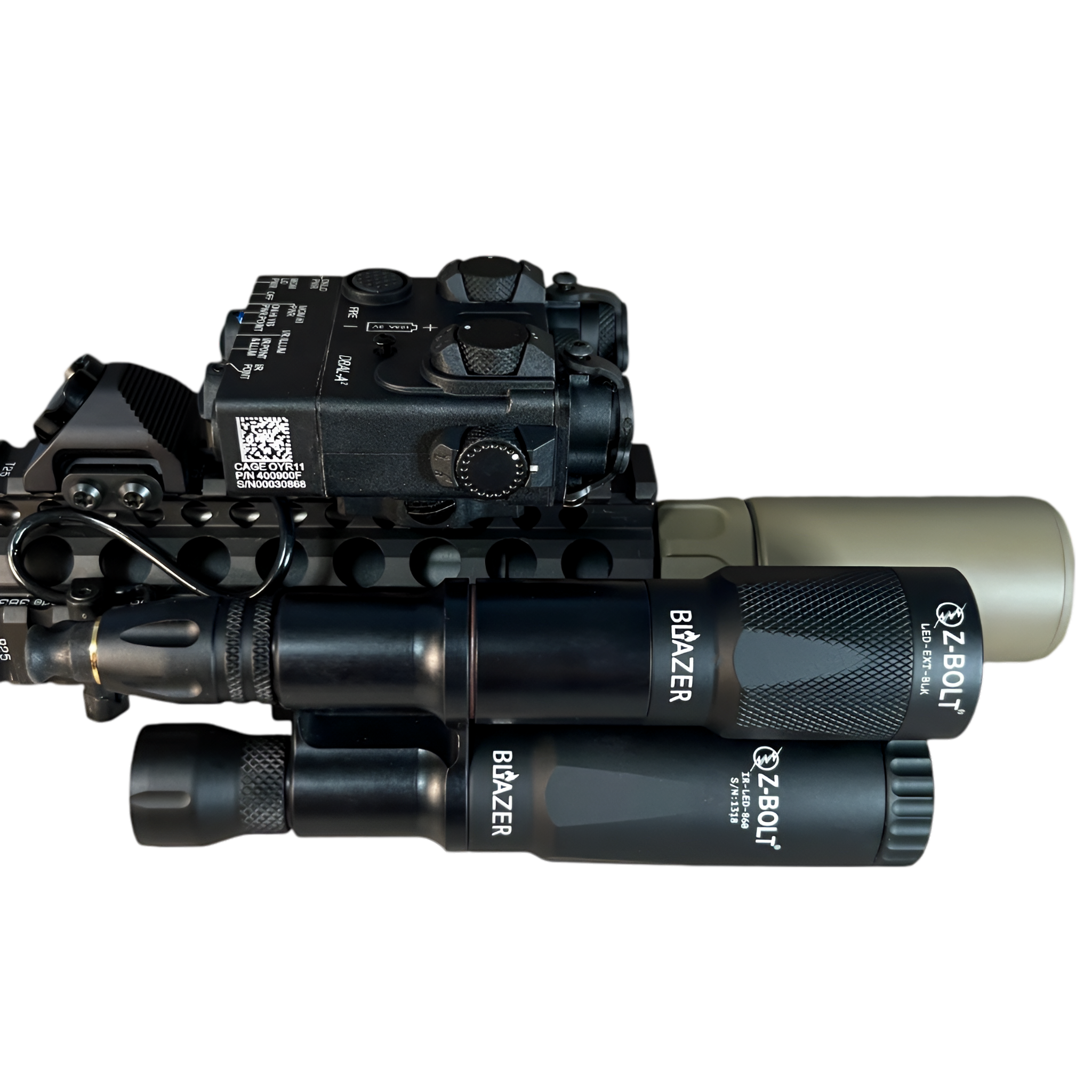 DUAL Body LED & IR Illuminator Weapon Light - BUNDLE!