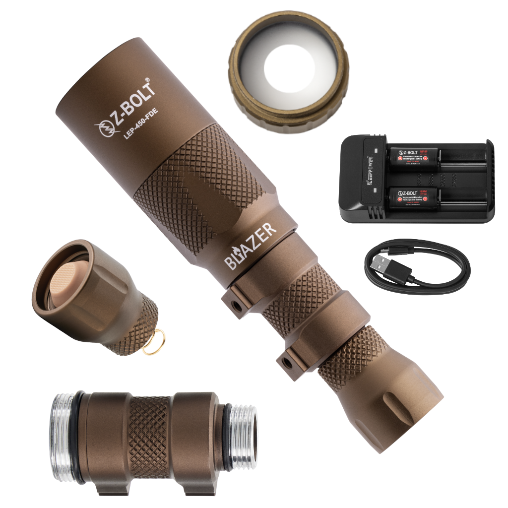 ルッツ LEP Rifle Mounted Light, 18350 – Z-BOLT® Electro-Optics
