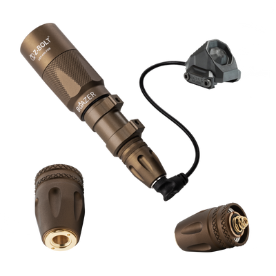 Remote Cable Port Tailcap for Z-BOLT®, Surefire, Modlite, & Arisaka "Scout" Compatible Lights & Light Bodies
