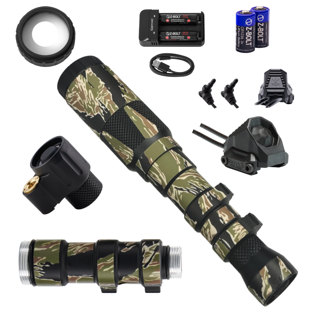 LEP Weapon Light, Tailcap & Switch for VIS Laser - BUNDLE!