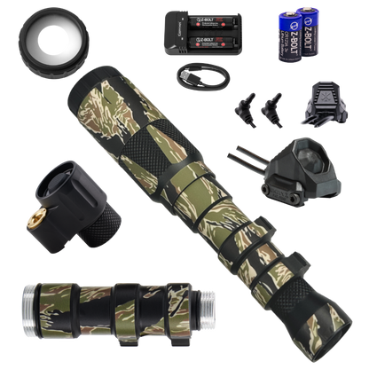 LEP Weapon Light, Tailcap & Switch for VIS Laser - BUNDLE!