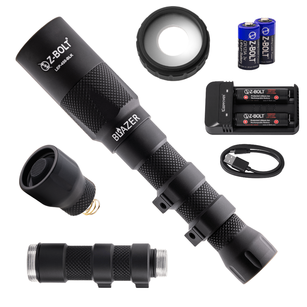 LEP Rifle Mounted Light, 18650 – Z-BOLT® Electro-Optics