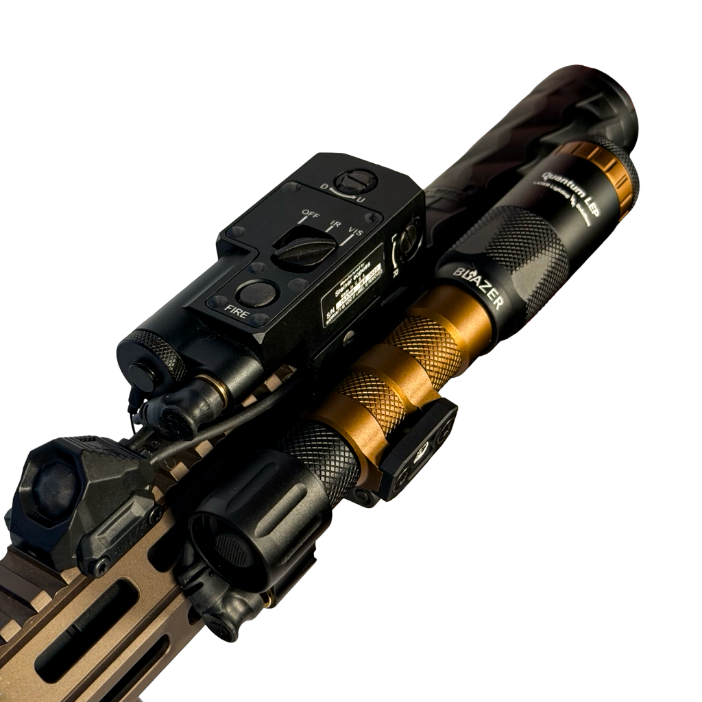 LEP Weapon Light, Tailcap & Switch for VIS Laser - BUNDLE!