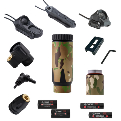 DUAL Body LED & IR Illuminator & NYLON WRAPS - BUNDLE!