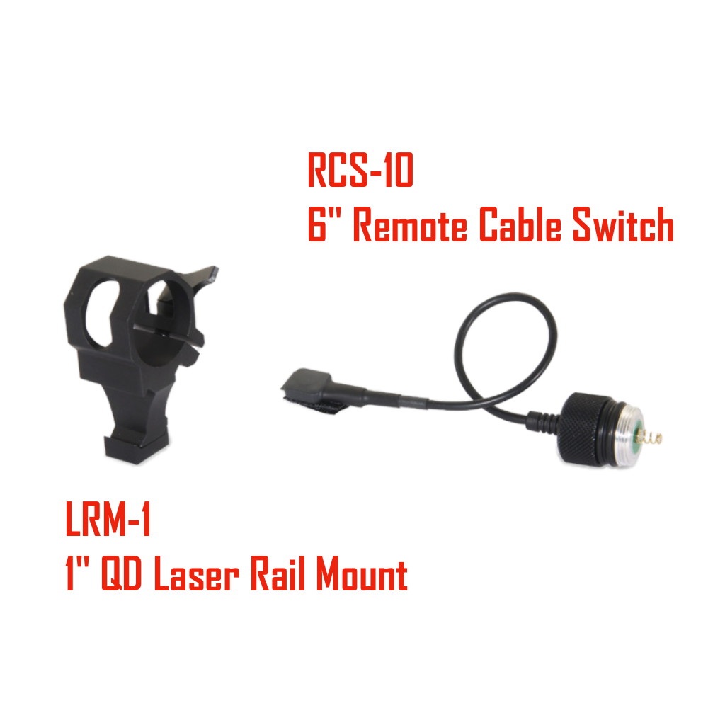 1" Offset Laser Rail Mount