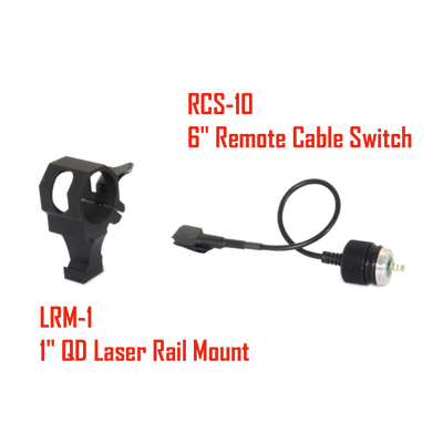 Offset Laser Rail Mount & Remote Cable Switch