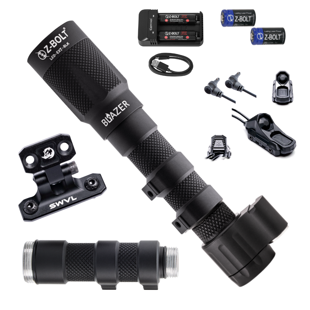 LED Weapon Light, SWVL Mount, Tailcap & Switch for MFAL/LAM - BUNDLE!