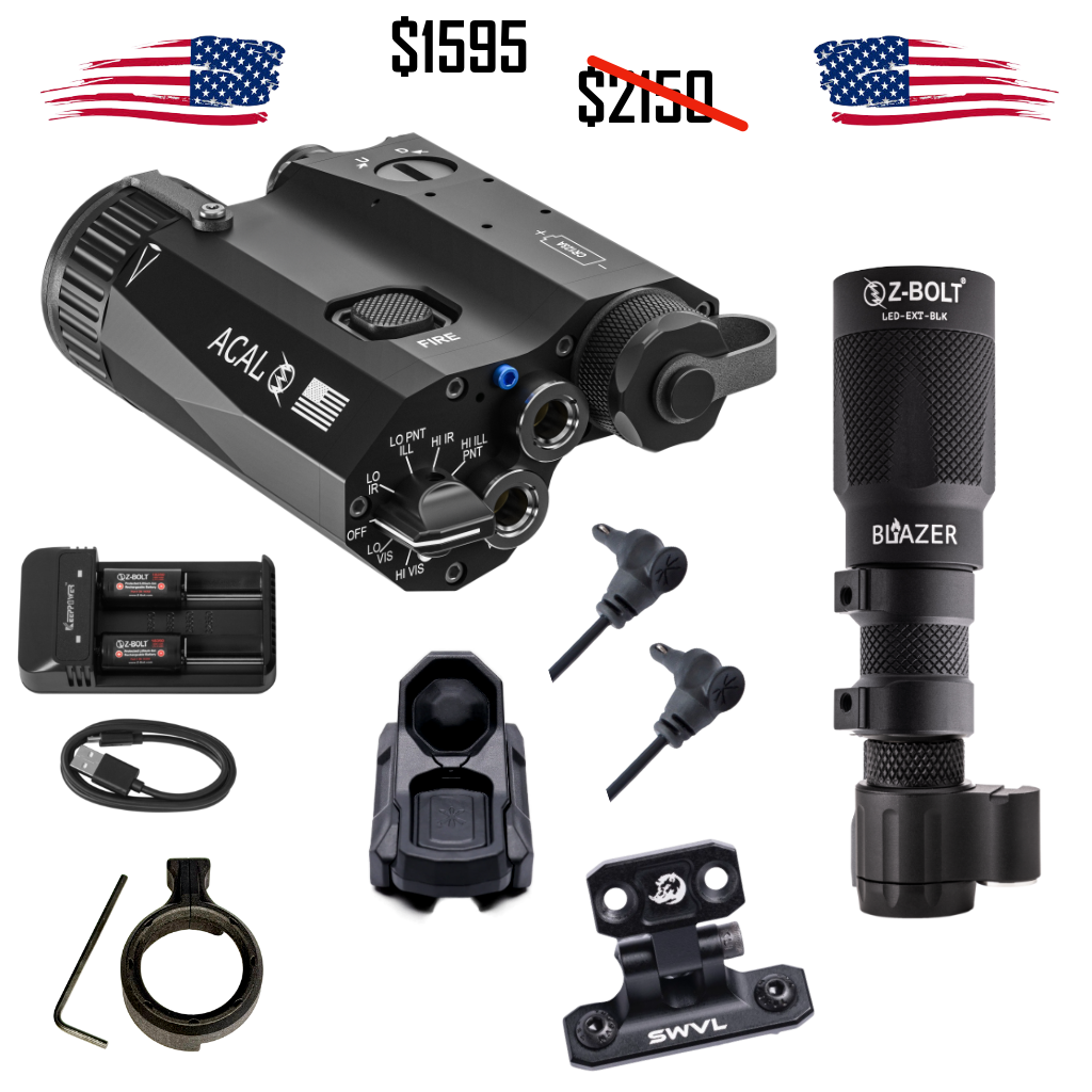 BUNDLE!  Remote FIRE Package - ACAL LED with Rifle Mounted Light