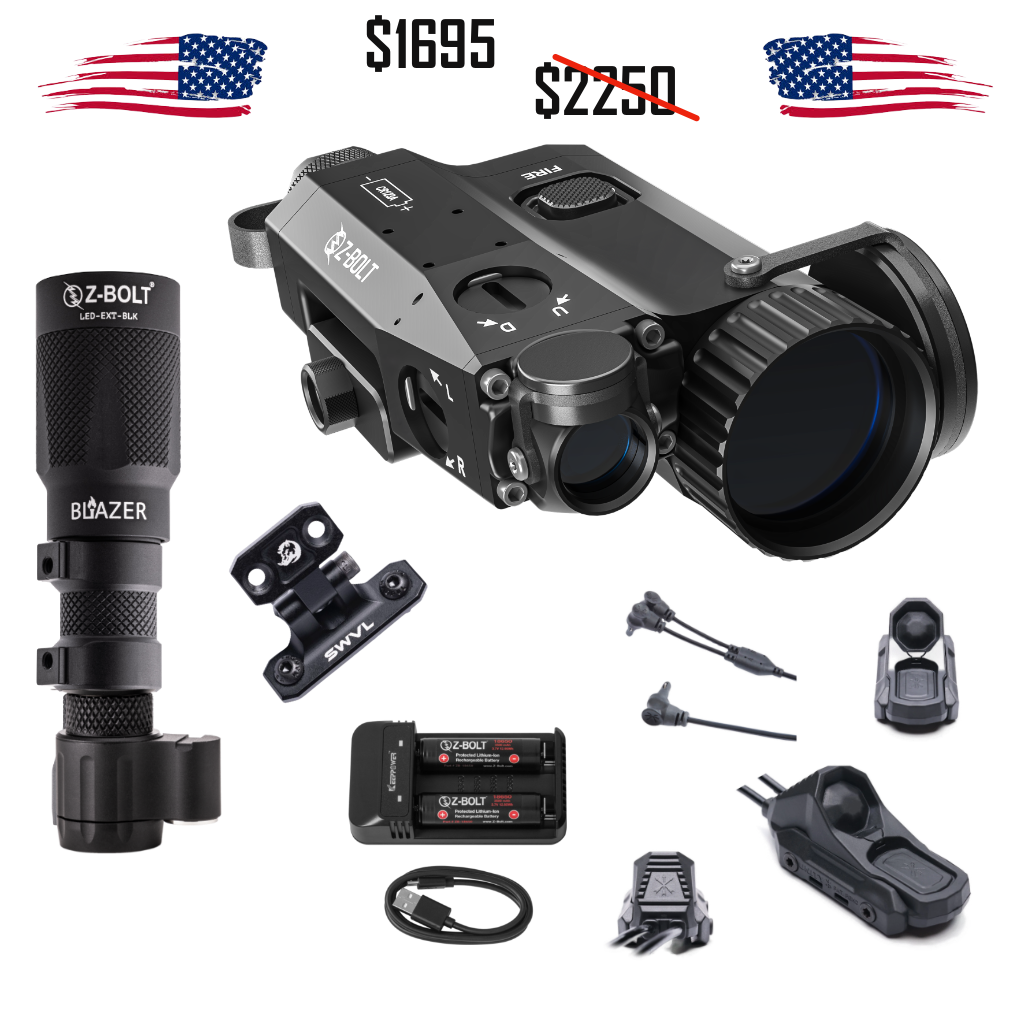 VIS Override Rifle Package - ACAL; LED WML; SWVL MLOK Mount; 3X Lead AXON Switch (Crane Plugs) & Dual Function Tailcap (All Black)